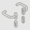 Hormann Krukstel (92) gegoten aluminium, bruin, profielcilinder